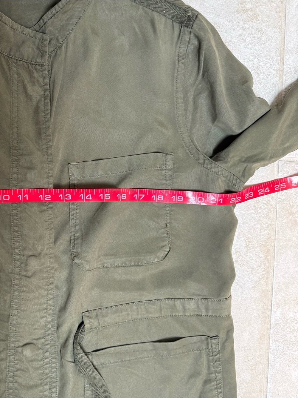 Social Standard by Sanctuary olive green military field jacket size XL - Picture 3 of 7